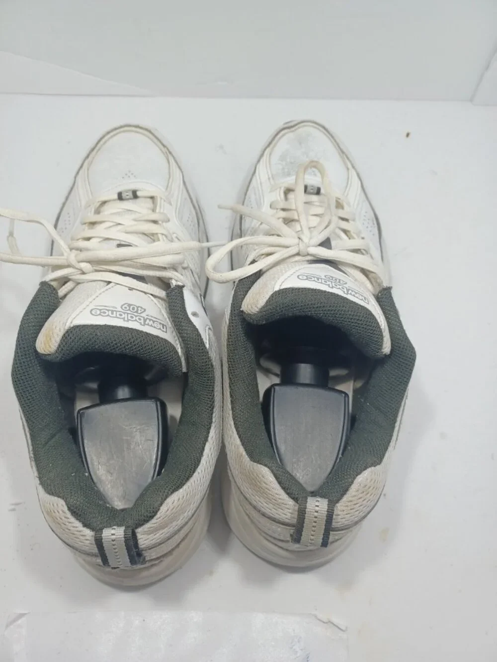 New Balance Mens 409 White Casual Shoes Sneakers Size 12 % Dad Shoes